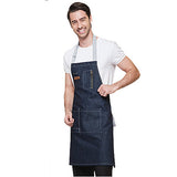DENIM BIB APRON for cooking, gardening, crafting, tattoo artists, bartenders, baristas, chefs, hair stylists, etc. Personalized gifts for a birthday, wedding, Mother's Day, Father's day ,anniversary or housewarming. Denim apron, Retro Flirty Apron, Embriodered aprons, Barista apron, BBQ apron, Grill apron, Barber apron, Chef apron