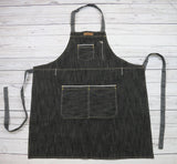 U331 - Blue Denim Bib Apron