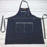 U331 - Blue Denim Bib Apron