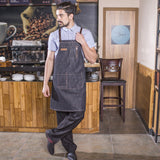 baristalife denim apron, barista apron, chef apron for cooking, gardening, crafting, tattoo artists, bartenders, baristas, chefs, hair stylists, etc. Personalized gifts for a birthday, wedding, Mother's Day, Father's day ,anniversary or housewarming. Embriodered aprons, Barista apron, BBQ apron, Grill apron, Barber apron, Chef apron