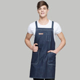 DENIM BIB APRON for cooking, gardening, crafting, tattoo artists, bartenders, baristas, chefs, hair stylists, etc. Personalized gifts for a birthday, wedding, Mother's Day, Father's day ,anniversary or housewarming. Denim apron, Retro Flirty Apron, Embriodered aprons, Barista apron, BBQ apron, Grill apron, Barber apron, Chef apron