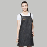 DENIM BIB APRON for cooking, gardening, crafting, tattoo artists, bartenders, baristas, chefs, hair stylists, etc. Personalized gifts for a birthday, wedding, Mother's Day, Father's day ,anniversary or housewarming. Denim apron, Retro Flirty Apron, Embriodered aprons, Barista apron, BBQ apron, Grill apron, Barber apron, Chef apron