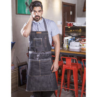 denim apron, barista apron, chef apron for cooking, gardening, crafting, tattoo artists, bartenders, baristas, chefs, hair stylists, etc. Personalized gifts for a birthday, wedding, Mother's Day, Father's day ,anniversary or housewarming. Embriodered aprons, Barista apron, BBQ apron, Grill apron, Barber apron, Chef apron