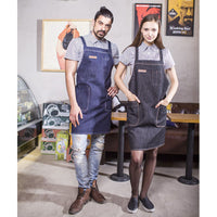 denim apron, barista apron, chef apron for cooking, gardening, crafting, tattoo artists, bartenders, baristas, chefs, hair stylists, etc. Personalized gifts for a birthday, wedding, Mother's Day, Father's day ,anniversary or housewarming. Embriodered aprons, Barista apron, BBQ apron, Grill apron, Barber apron, Chef apron
